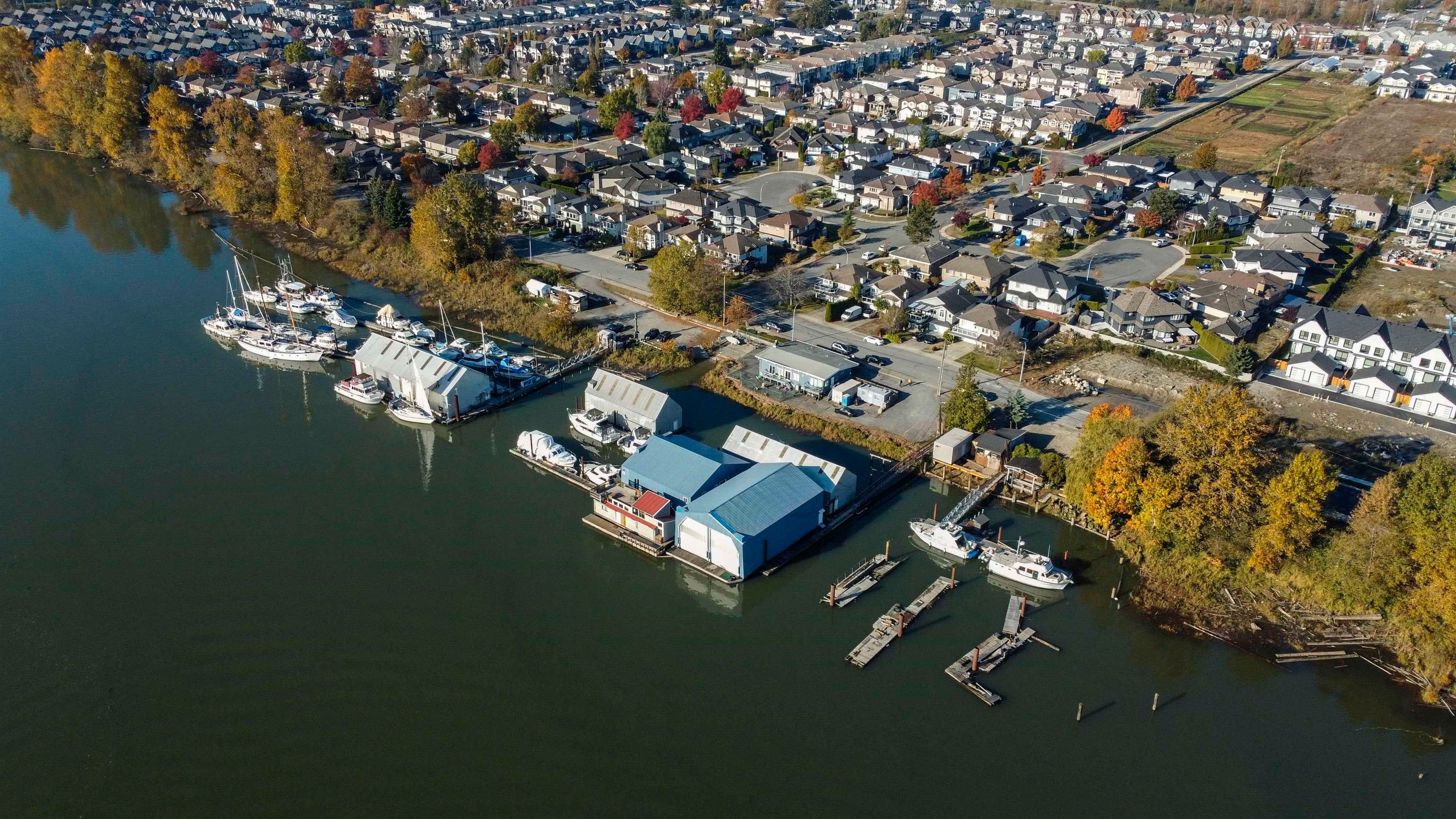 200ft of riverfront, multiple covered moorage. 9.3% CAP with upside